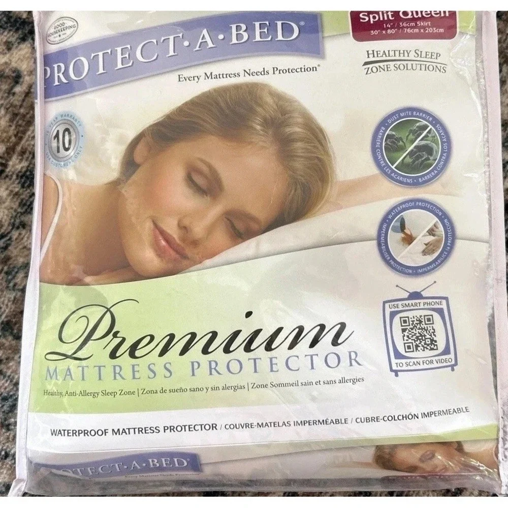 New Split Queen Premium Mattress Protector 14